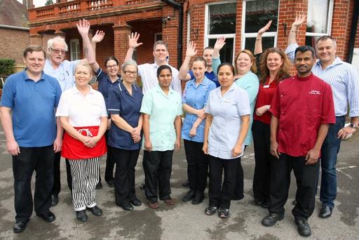 Friendly and dedicated staff team Friendly and dedicated staff team